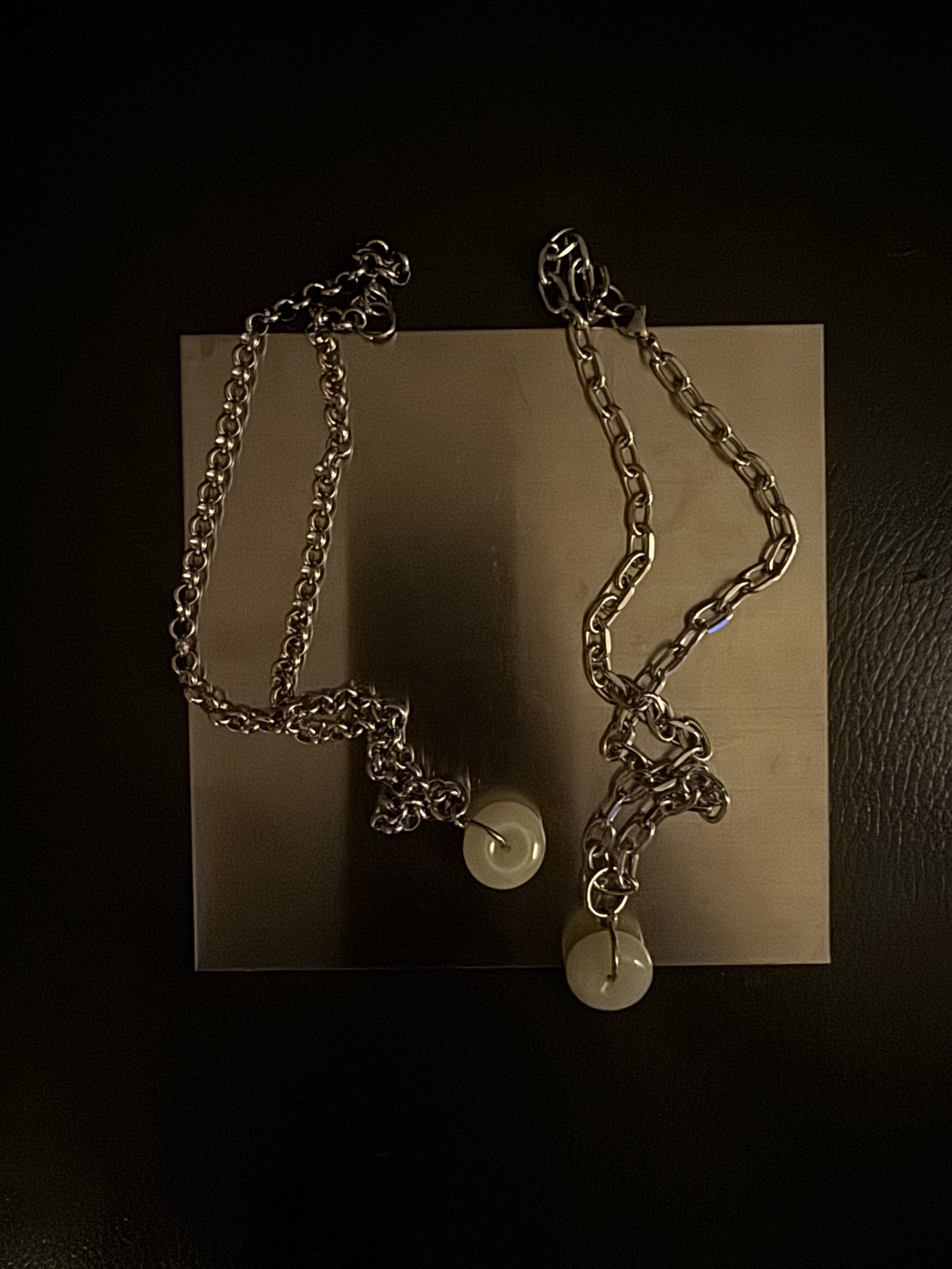 jade donut necklace