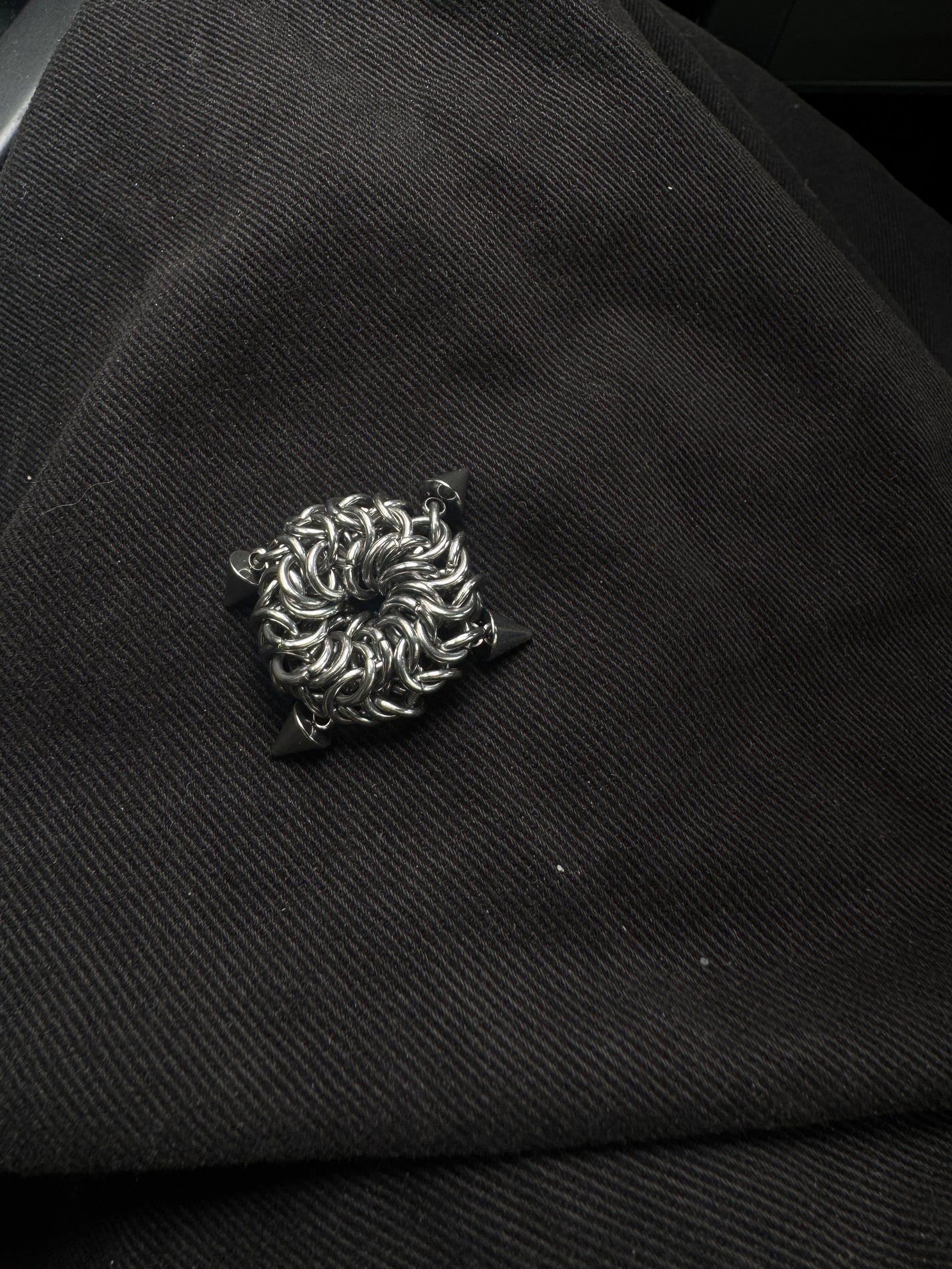 fidget spike ring