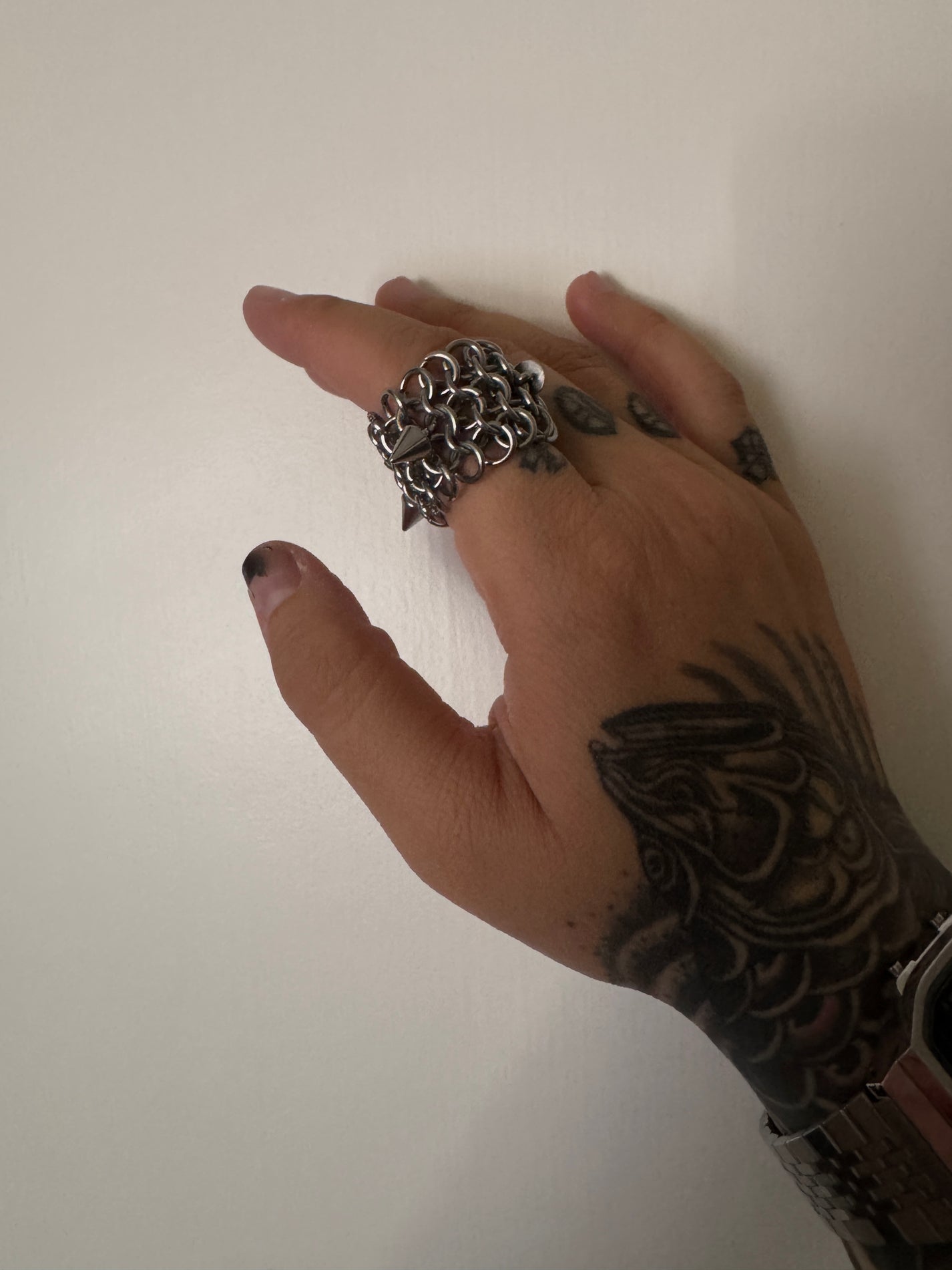 fidget spike ring